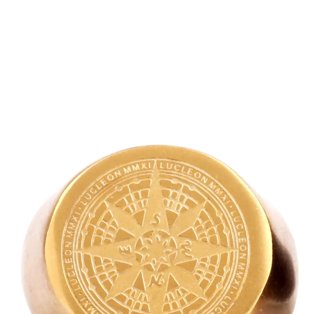 Anel Masculino Aço Inoxidável Compass