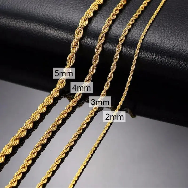 Colar Masculino Aço Inoxidável Dourado - Orion