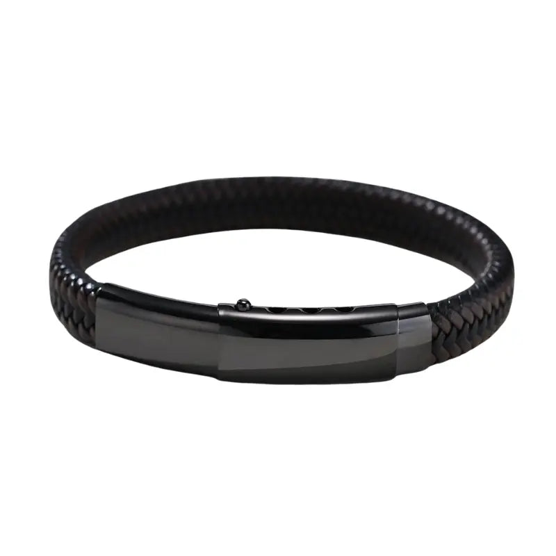 Pulseira Masculina de Couro - Orion