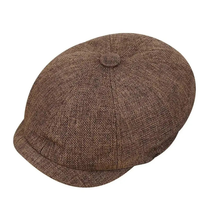 Boina Masculina Inglesa Marrom - Orion