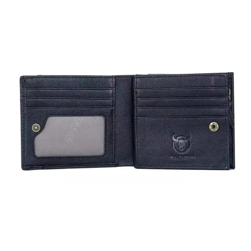 Carteira de Couro Masculina Preto - Orion