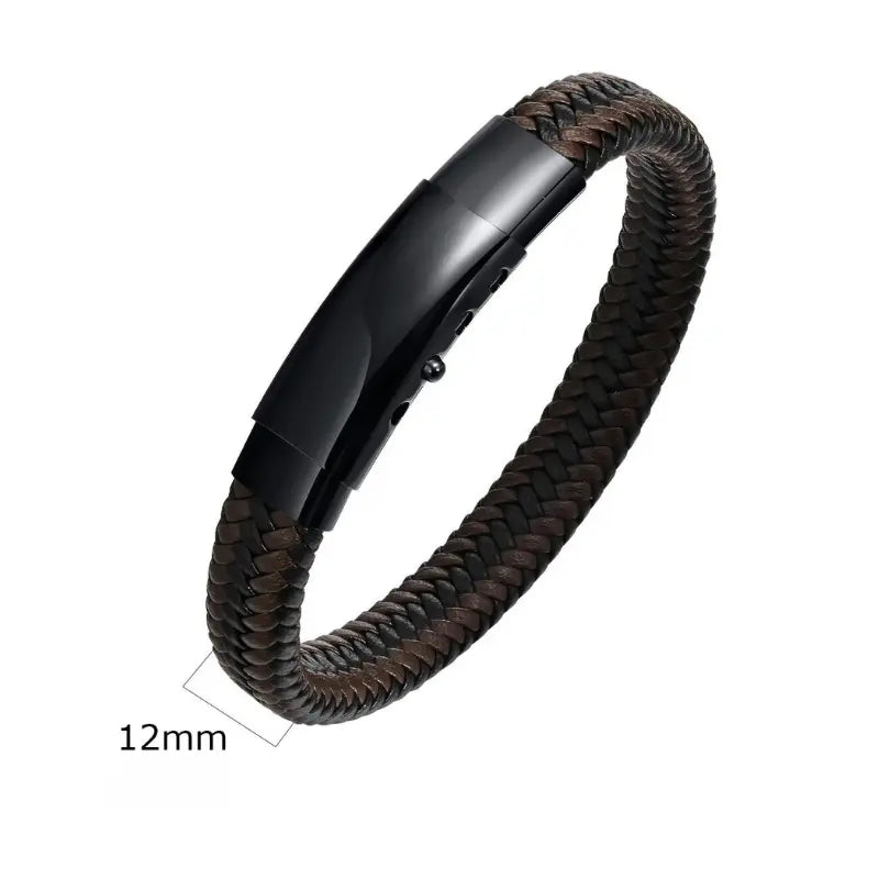 Pulseira Masculina de Couro - Orion