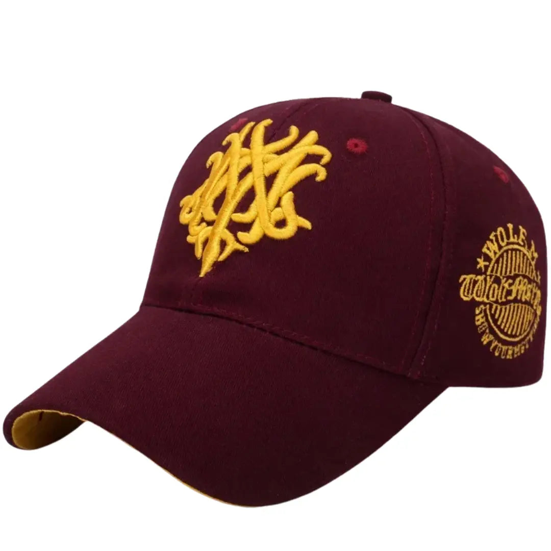 Boné Masculino Aba Curva Chrysanthemum
