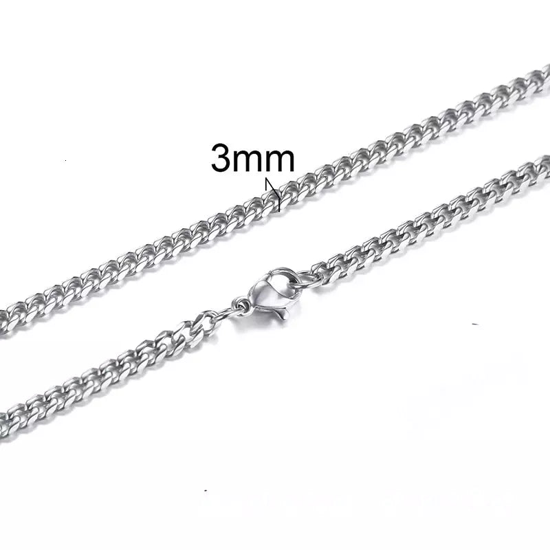 Colar Masculino Aço Inoxidável Prateado- Orion