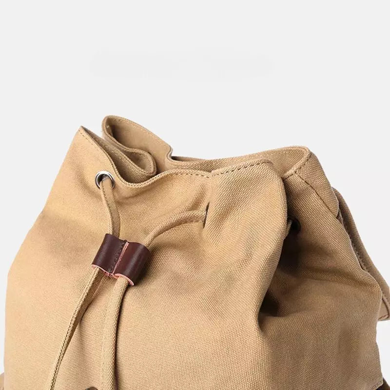 Mochila Masculina de Lona Marrom - Orion
