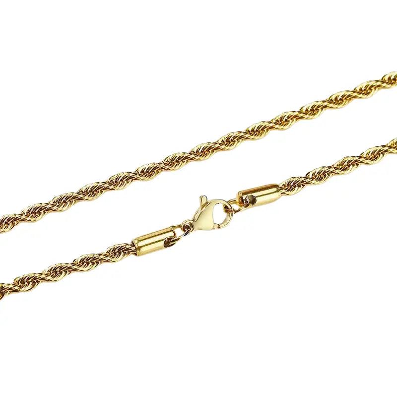 Colar Masculino Aço Inoxidável Dourado - Orion