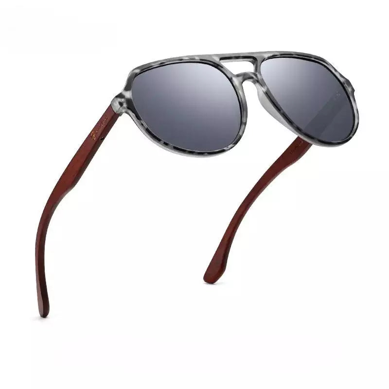 Óculos de Sol Masculino de Policarbonato Preto - Orion