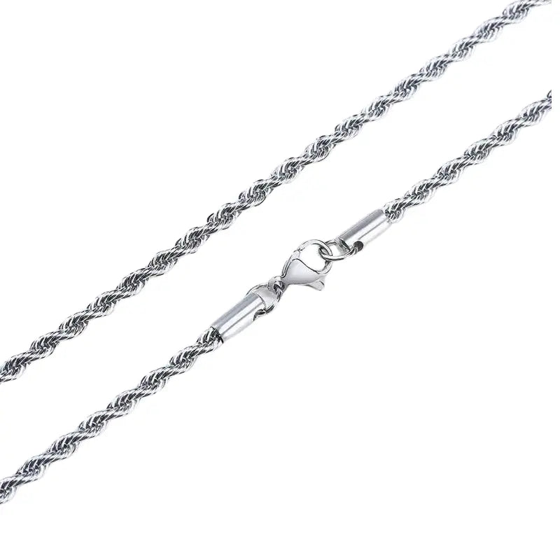Colar Masculino Aço Inoxidável Prateada - Orion