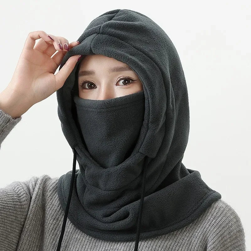 Balaclava Unissex Estilo Capuz Camada Extra Hood