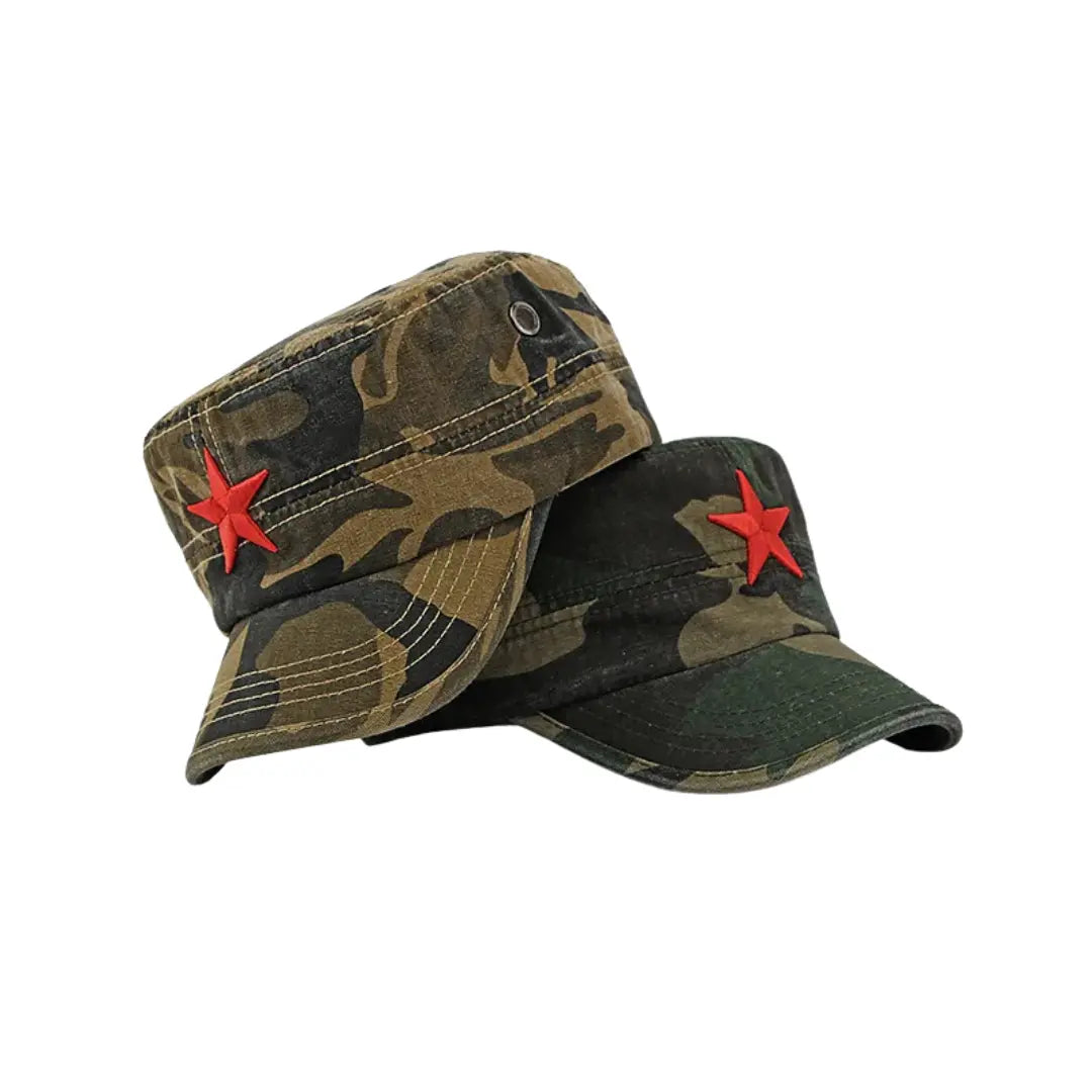 Boina Masculina Camo Red Star