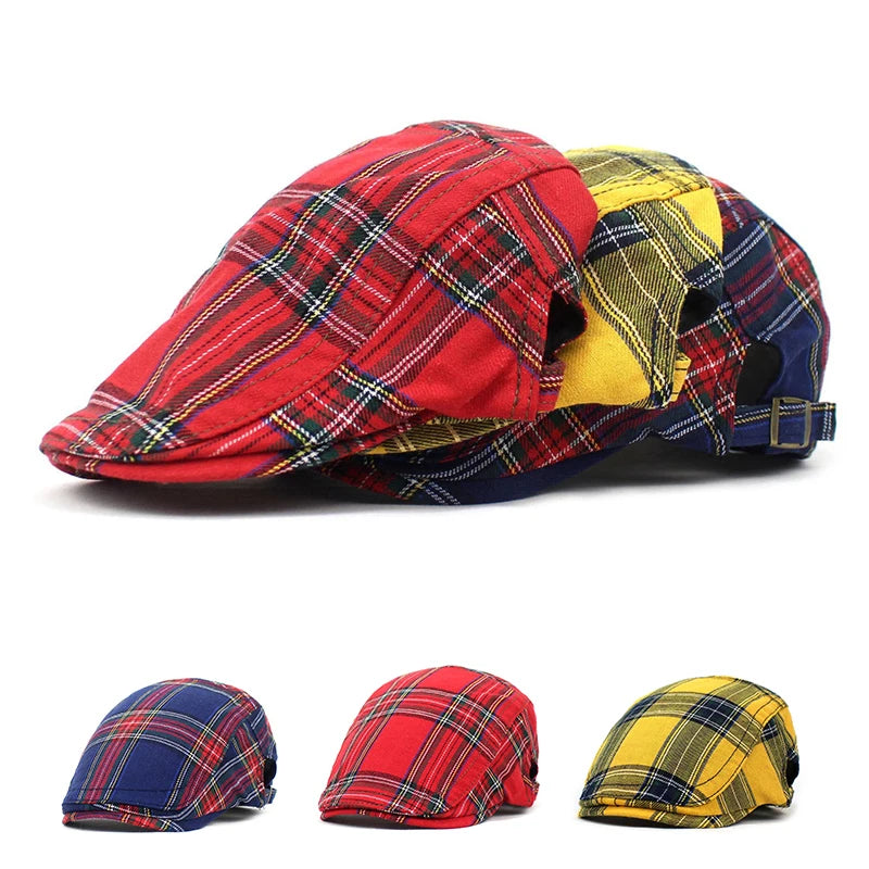 Boina Masculina Color Xadrez