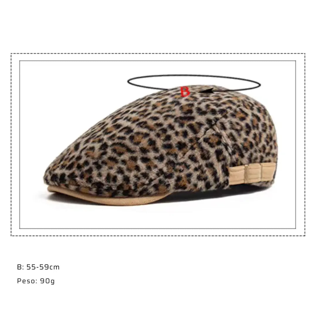 Boina Masculina Leopard