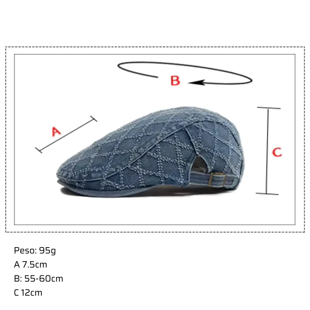 Boina Masculina Retro Jeans Style
