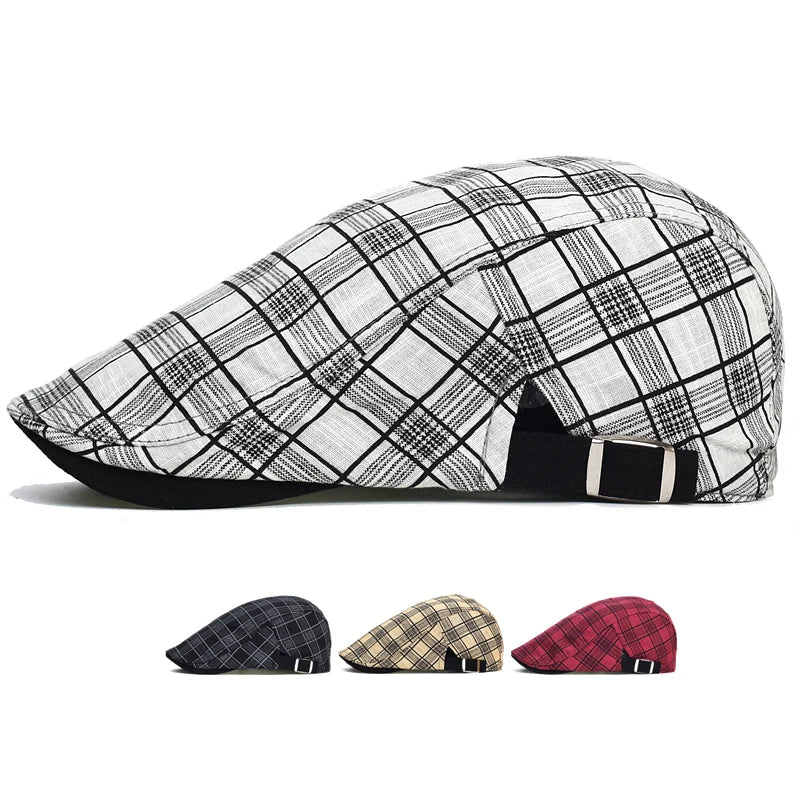 Boina Masculina Xadrez Mercury