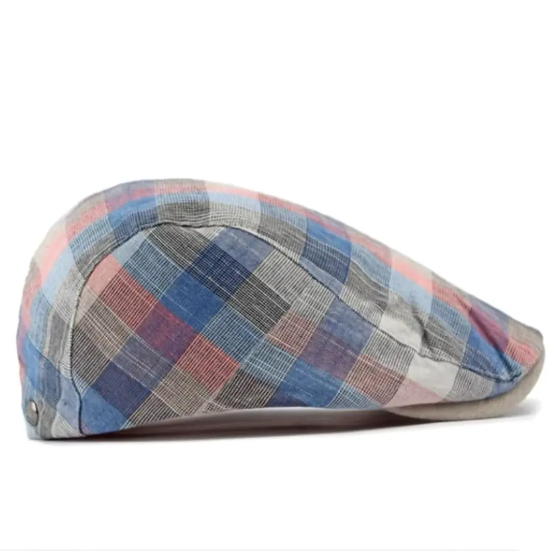 Boina Masculina Xadrez Print