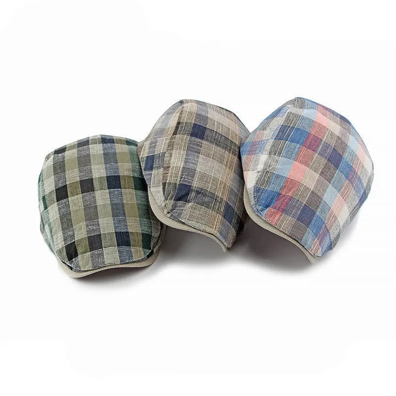 Boina Masculina Xadrez Print