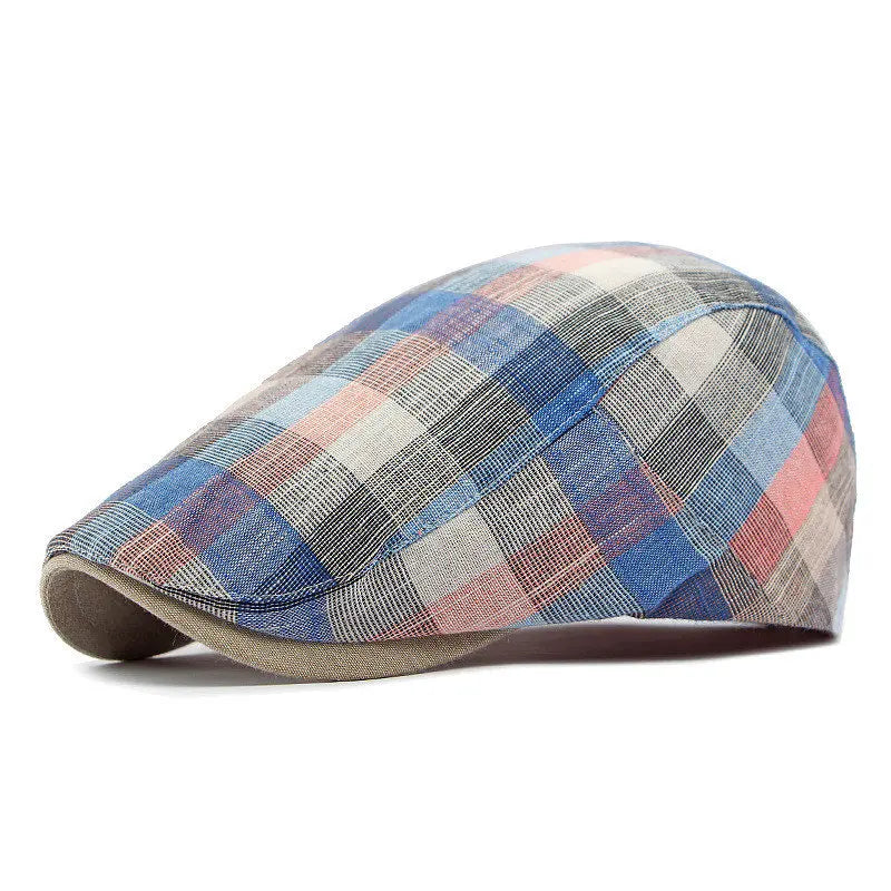 Boina Masculina Xadrez Print