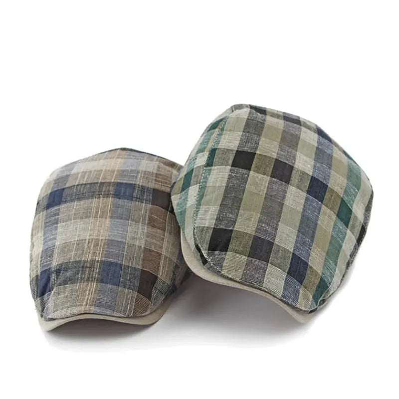 Boina Masculina Xadrez Print