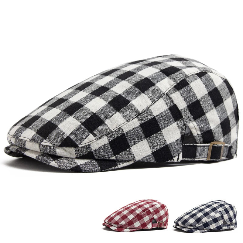 Boina Masculina Xadrez Spring