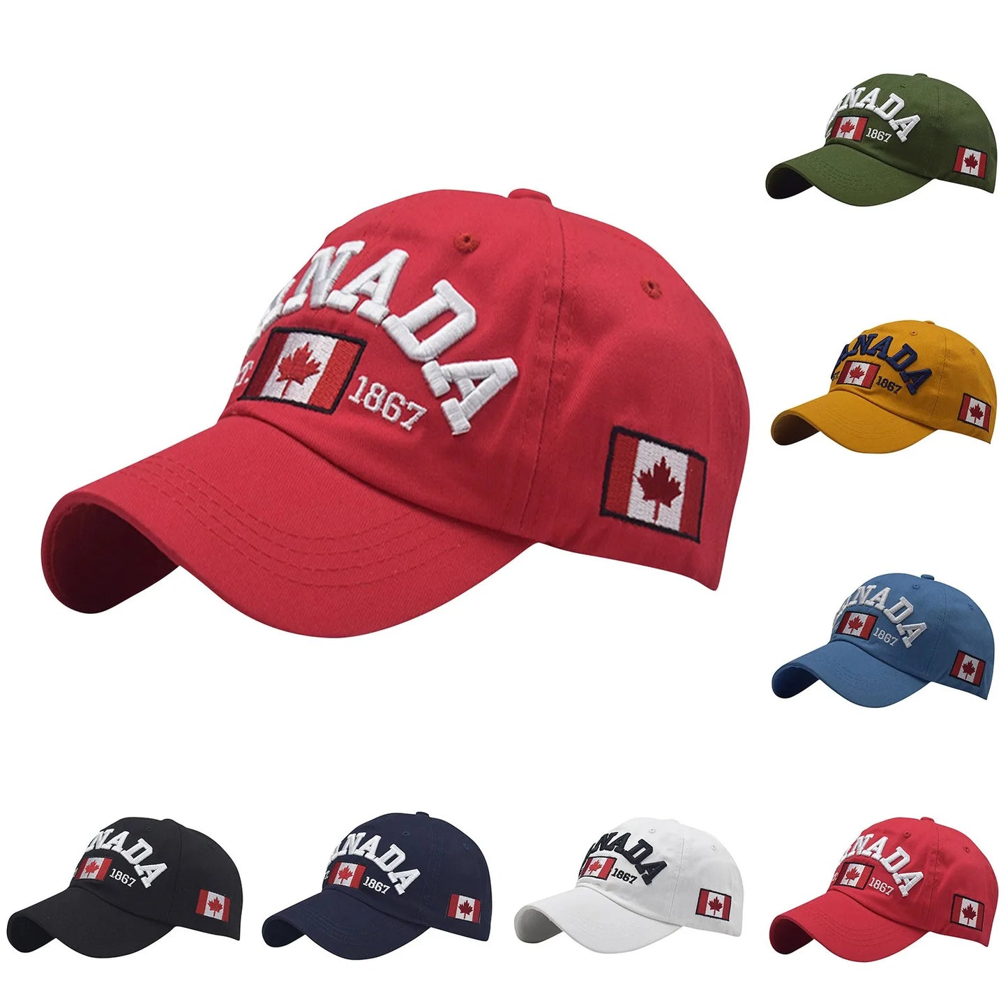 Boné Masculino Aba Curva Canadá