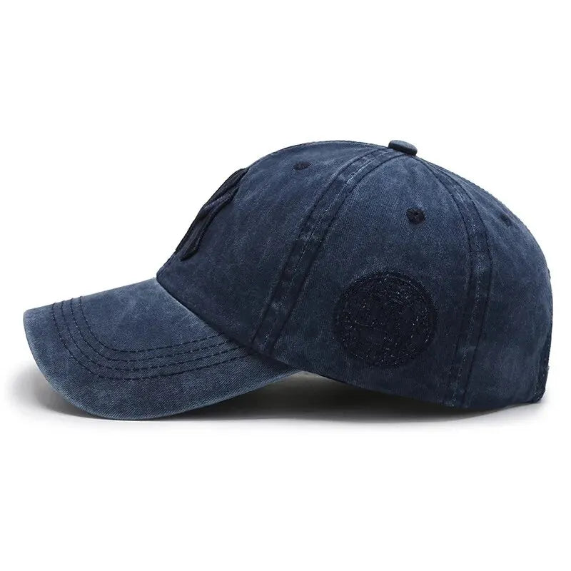 Boné Masculino Aba Curva NY Washed