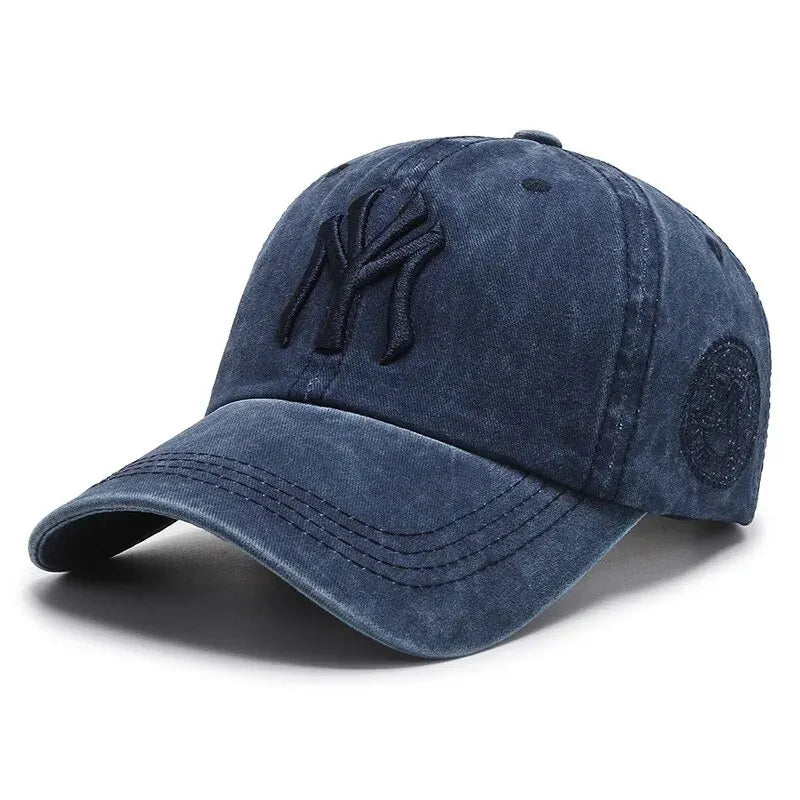 Boné Masculino Aba Curva NY Washed