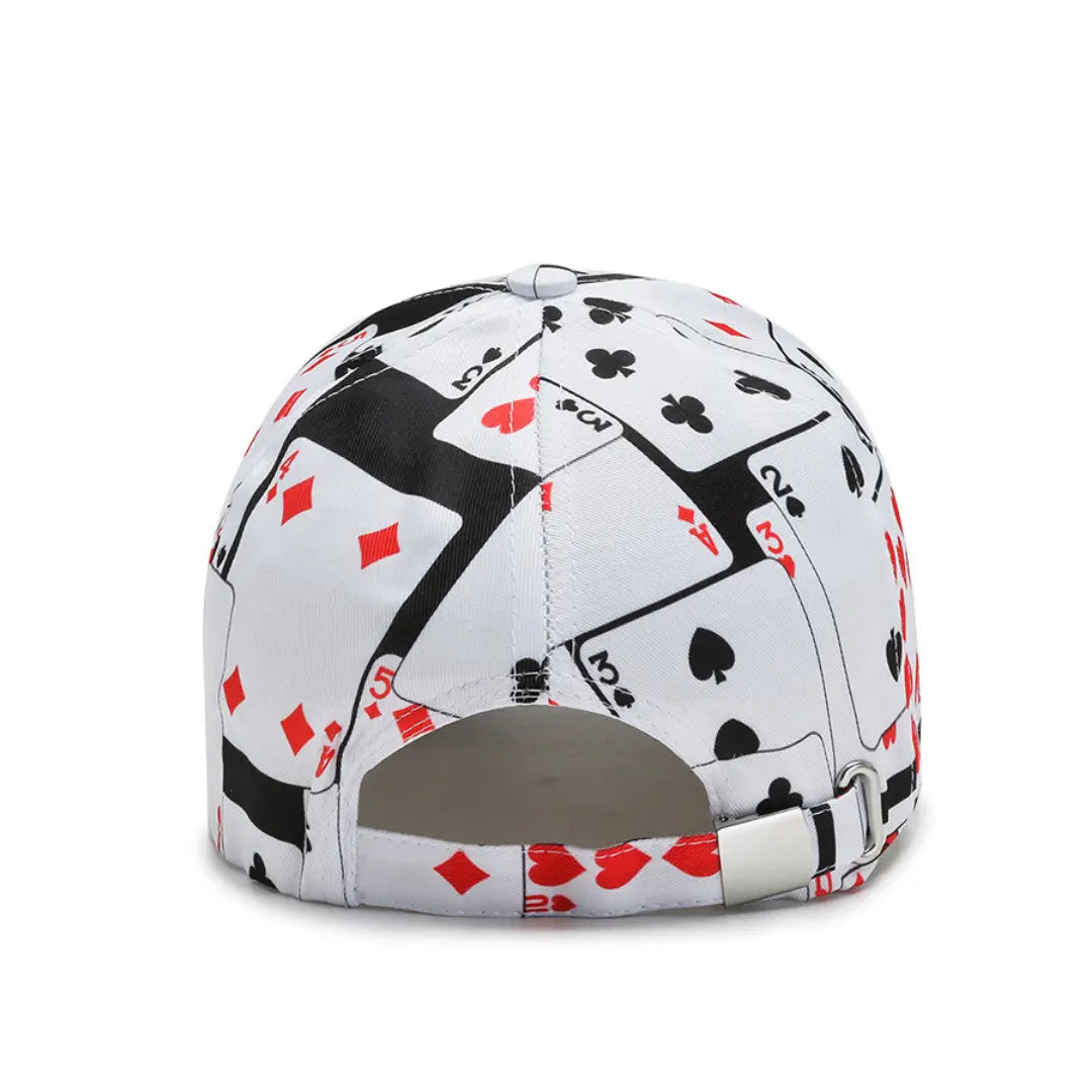 Boné Masculino Aba Curva Poker King