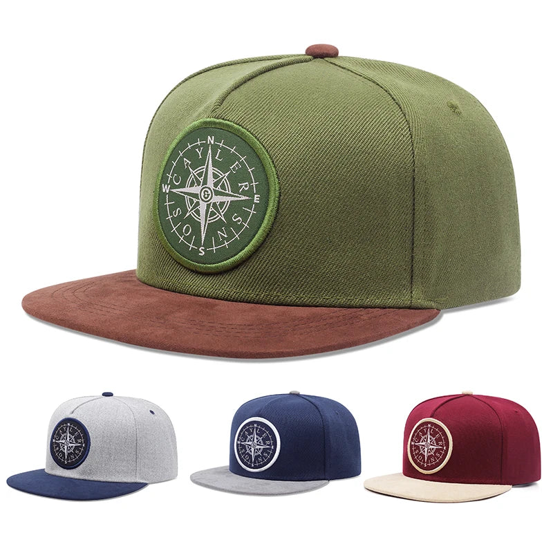 Boné Masculino Aba Reta Compass