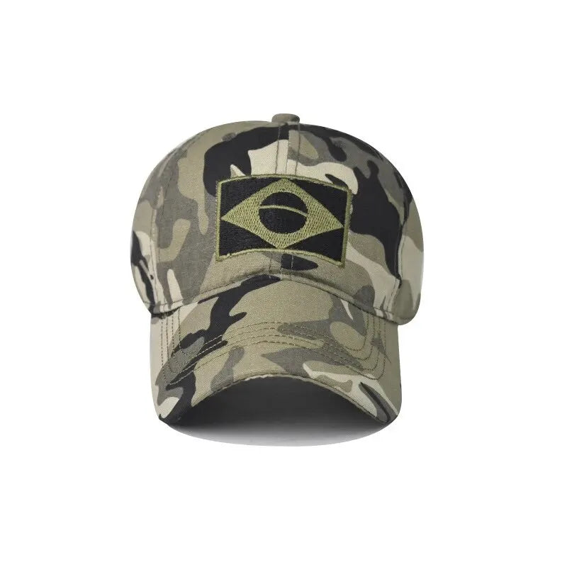 Boné Masculino Aba Curva Brasil
