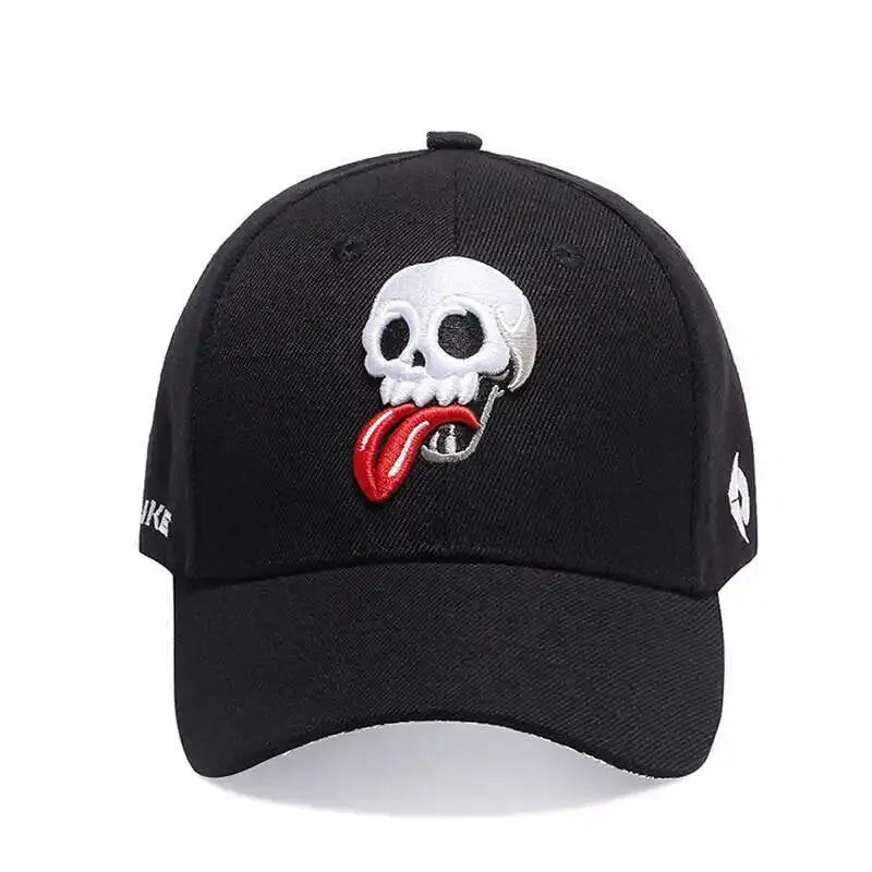 Boné Masculino Aba Curva Dark Skull