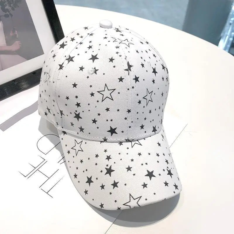 Boné Masculino Aba Curva Estampado Star Nets