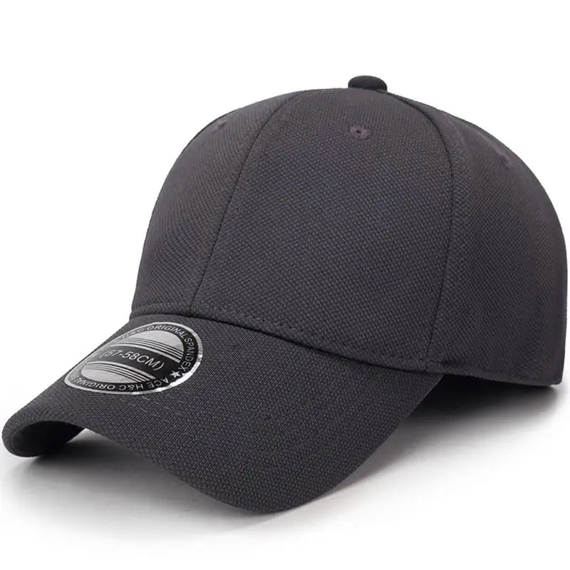 Boné Masculino Aba Curva Fechado Liso Basic