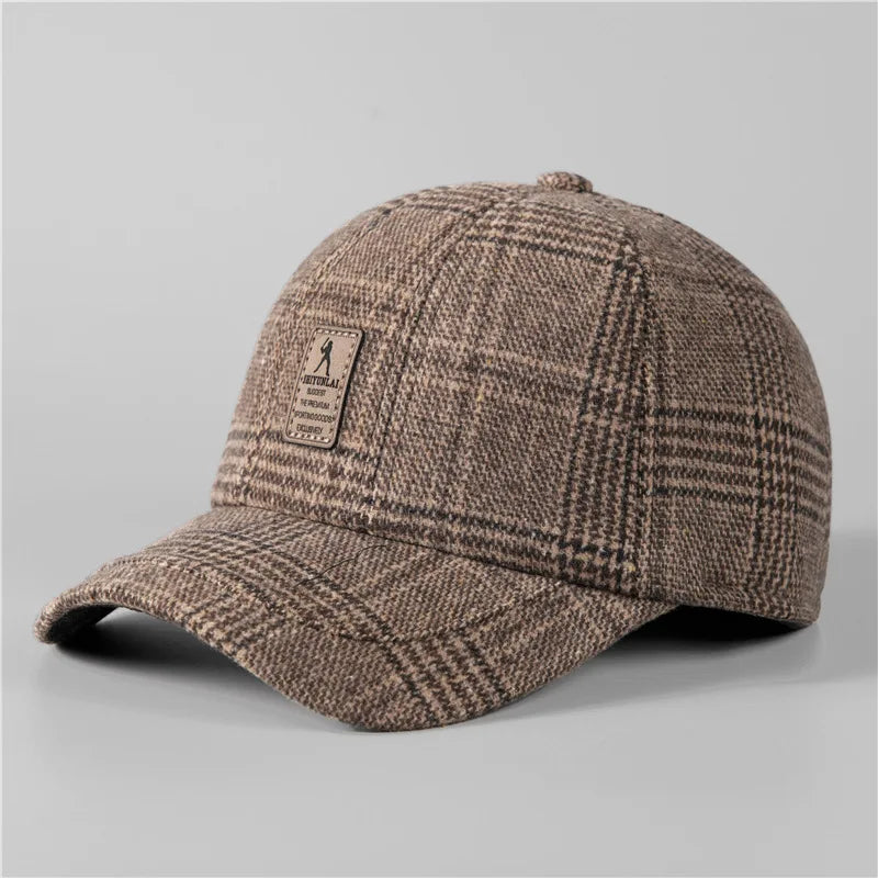 Boné Masculino Aba Curva Flanelado Snow