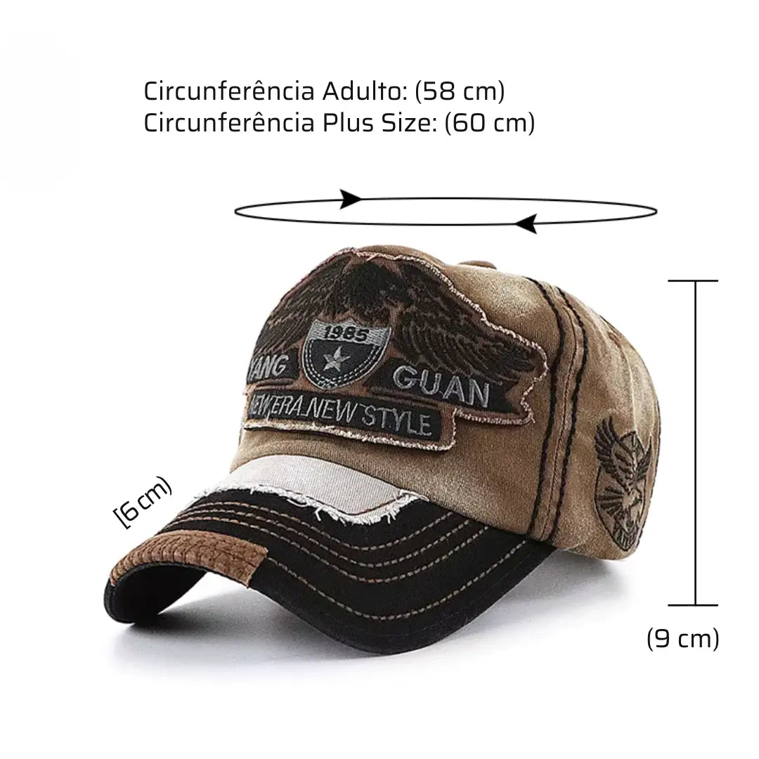 Boné Masculino Aba Curva Guam
