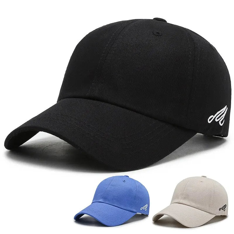 Boné Masculino Aba Curva Liso Casual