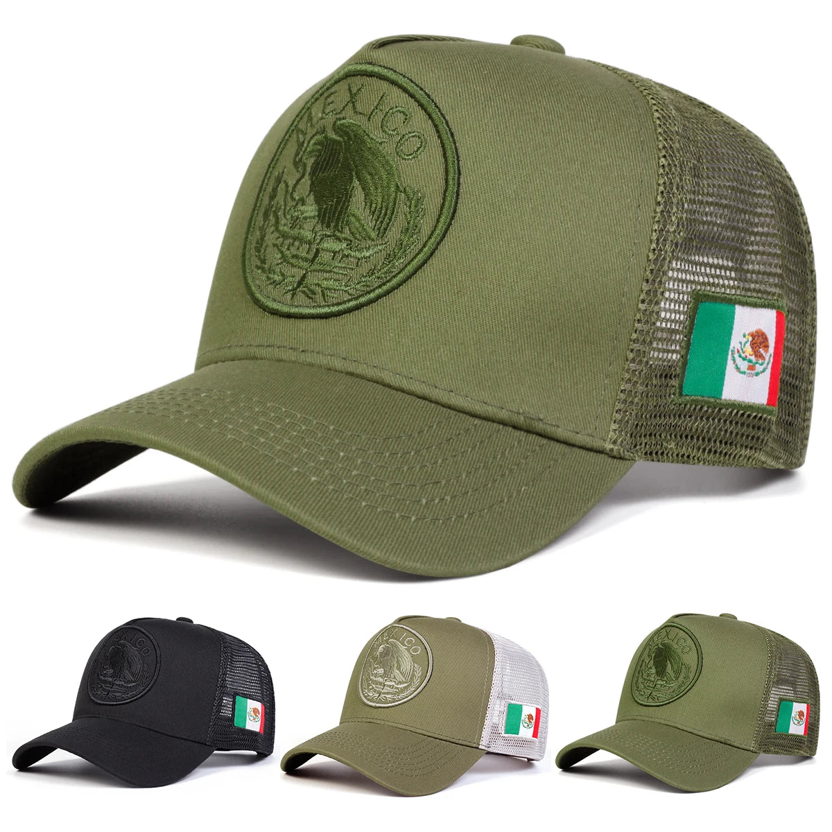 Boné Masculino Aba Curva México