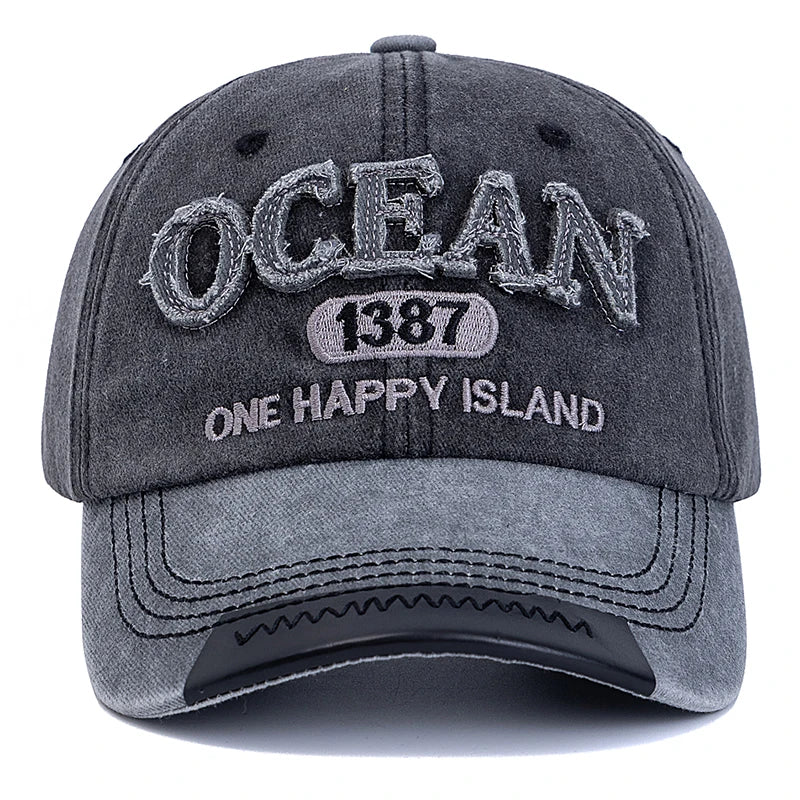 Boné Masculino Aba Curva Ocean