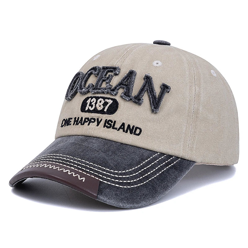 Boné Masculino Aba Curva Ocean