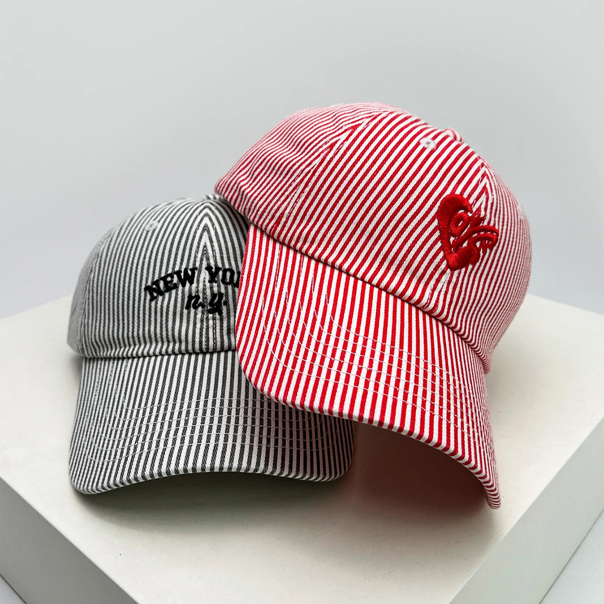 Boné Masculino Aba Curva Stripe