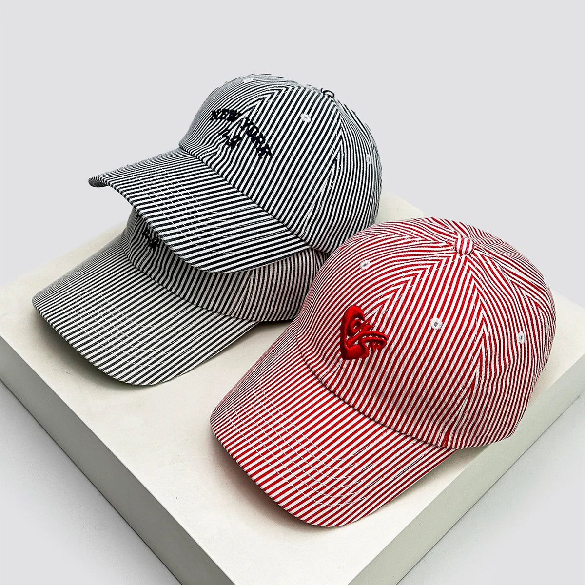 Boné Masculino Aba Curva Stripe