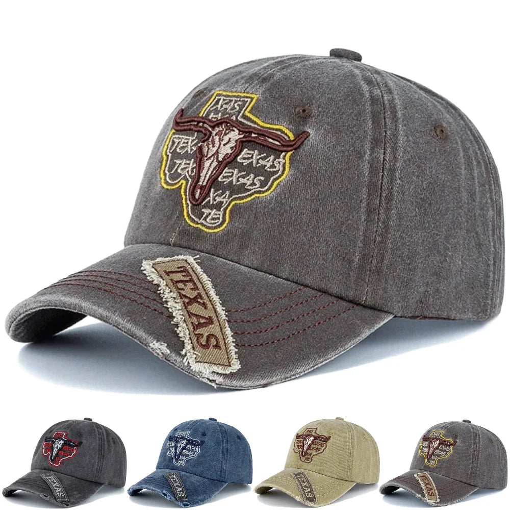 Boné Masculino Aba Curva Texas Bull