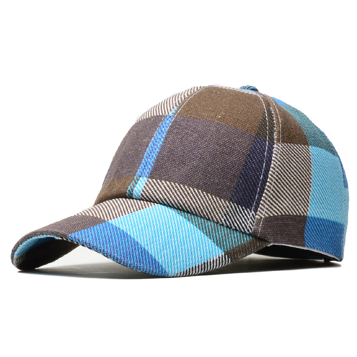 Boné Masculino Aba Curva Xadrez Summertime