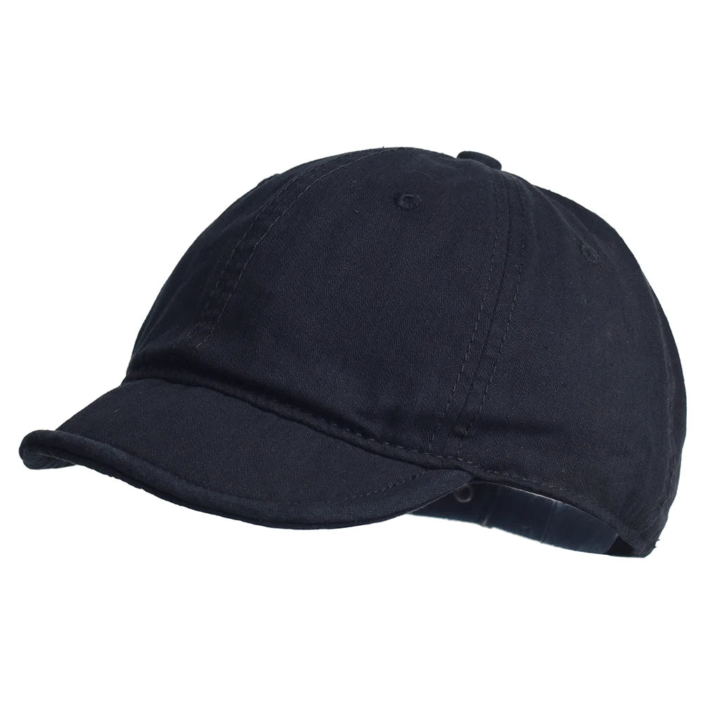 Boné Masculino Retro Aba Curva Liso Casual