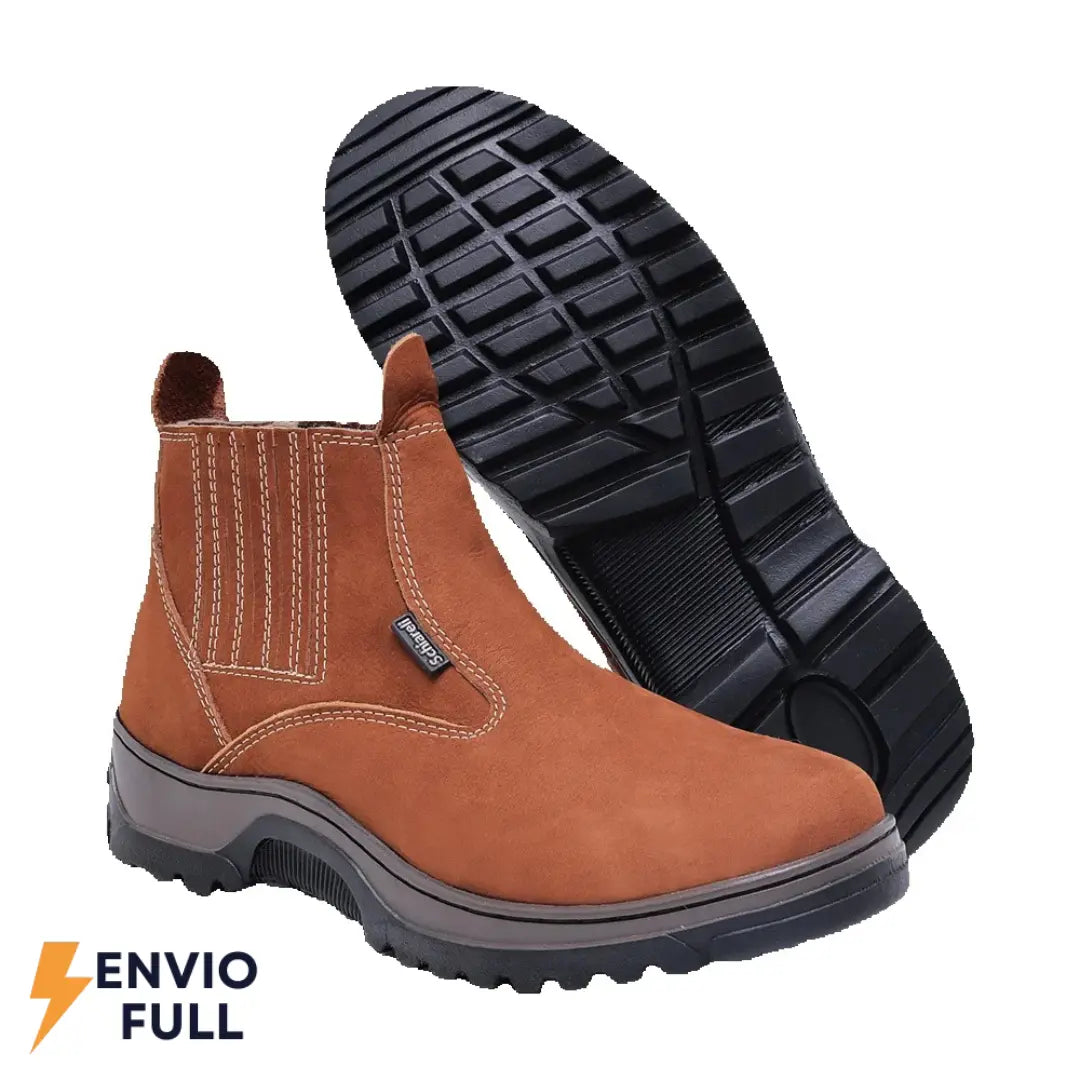 Bota Masculina em Couro Legítimo City Comfort