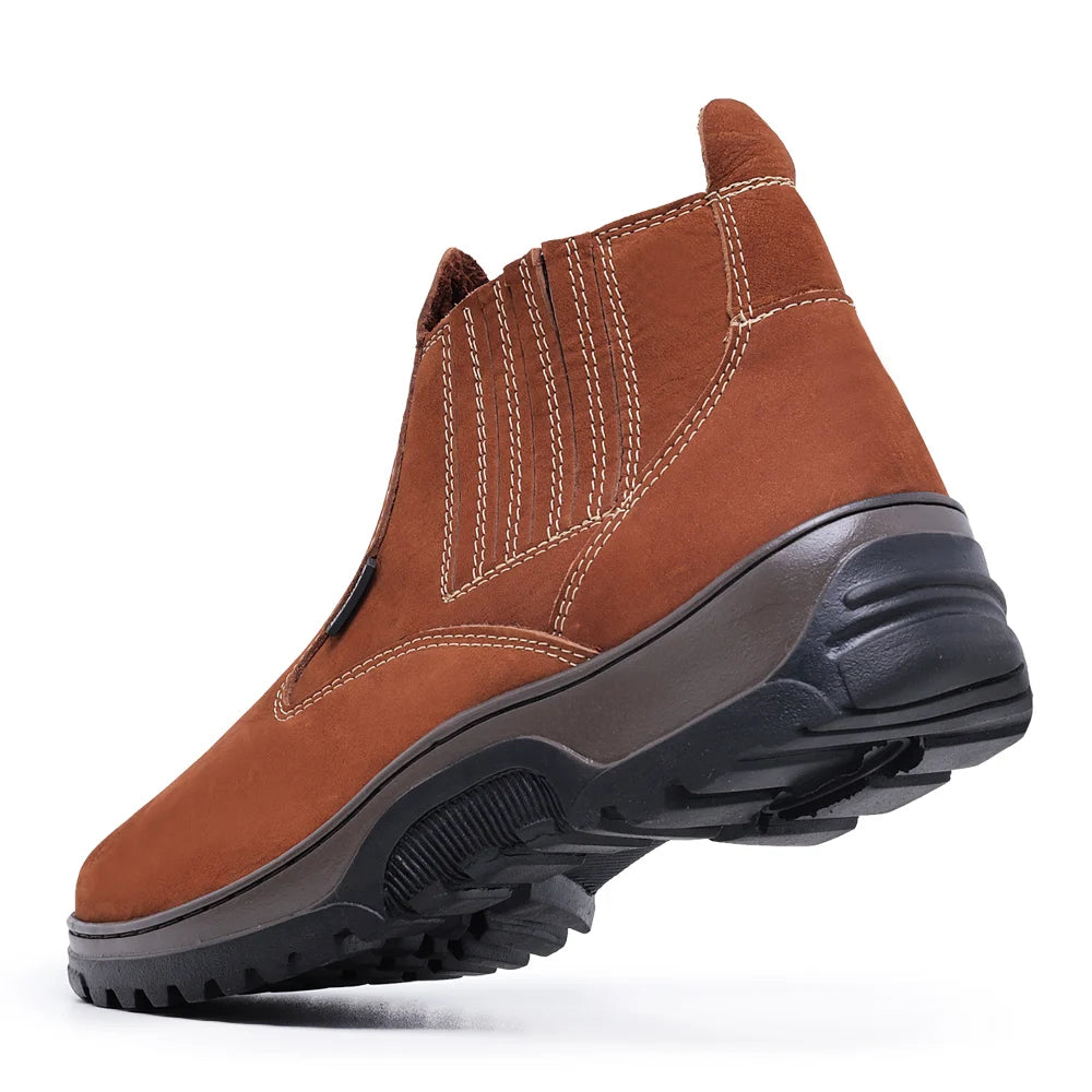 Bota Masculina em Couro Legítimo City Comfort