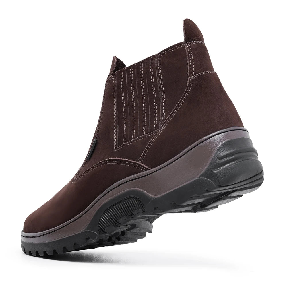 Bota Masculina em Couro Legítimo City Comfort