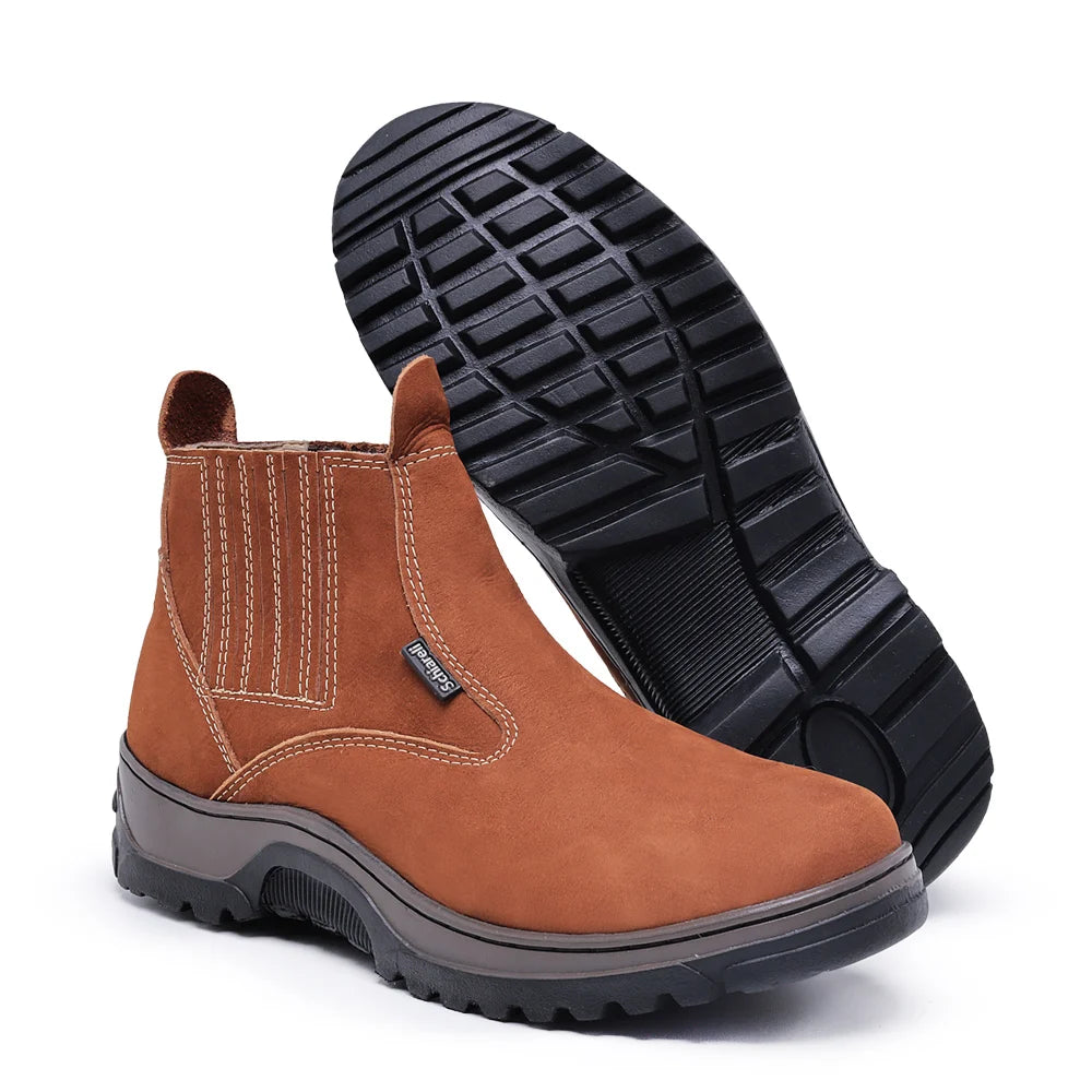 Bota Masculina em Couro Legítimo City Comfort