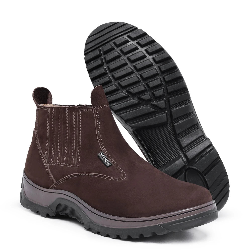 Bota Masculina em Couro Legítimo City Comfort