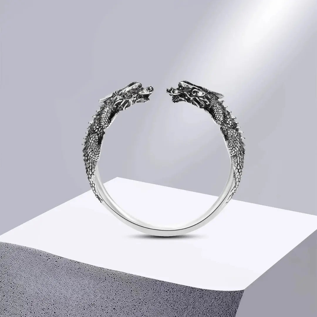 Bracelete Masculino em Aço Dragon