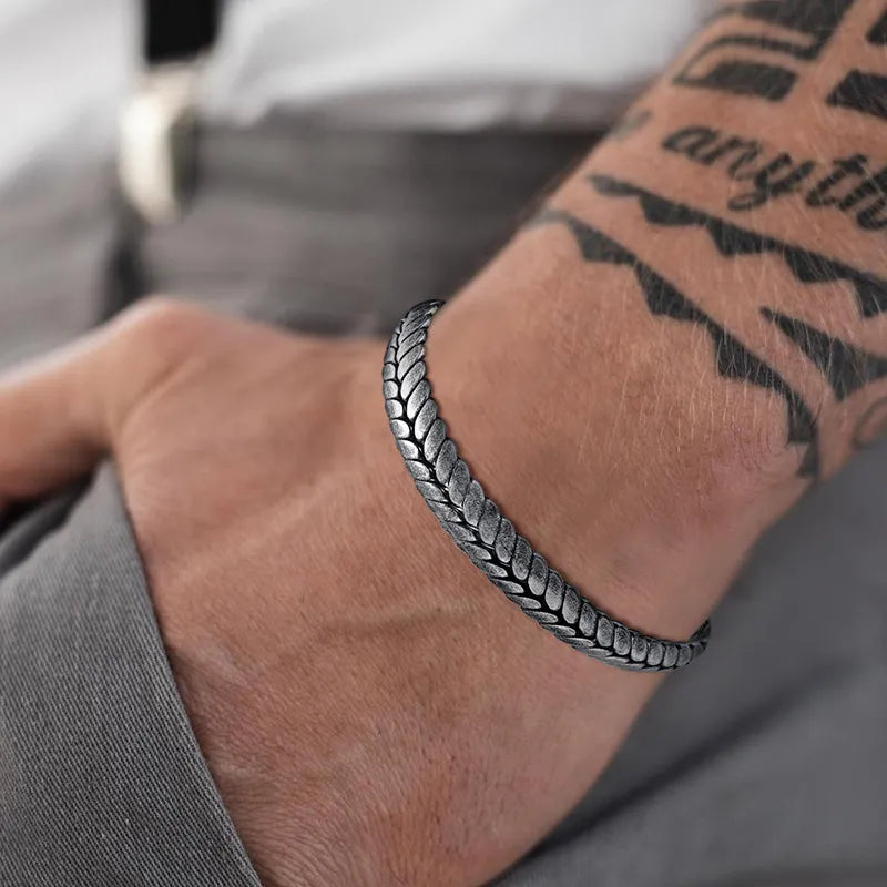 Pulseira Masculina em Aço Inoxidável - Orion